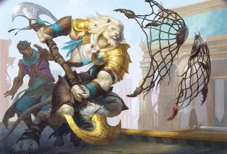 Ajani breaking the trap net liek your privacy policy